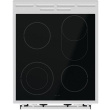 Gorenje | Cooker | GECS5C70WA | Hob type Vitroceramic | Oven type Electric | White | Width 50 cm | Grilling | LED | Depth 59.4 cm | 70 L