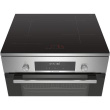 Bosch | Cooker | HLS79Y351U Series 6 | Hob type Induction | Oven type Electric | Stainless Steel | Width 60 cm | Grilling | LCD | Depth 60 cm | 63 L