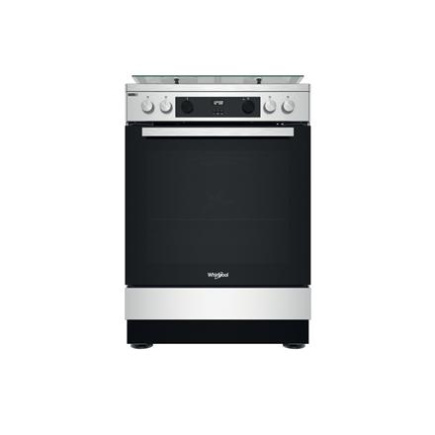Whirlpool Cooker | WS68G8CHX/E/1 | Hob type Gas | Oven type  Electric | Stainless Steel | Width 60 cm | Digital | Depth 60 cm | 78 L