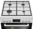 BEKO Cooker FBM62330GWDTN, Width 60 cm, A, Gas/Electric, LED screen