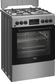 BEKO Cooker FBM62320SDS, Width 60 cm, A, Gas/Electric, LED screen