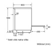 Induktsioonpliit Bosch HLN39A060U must