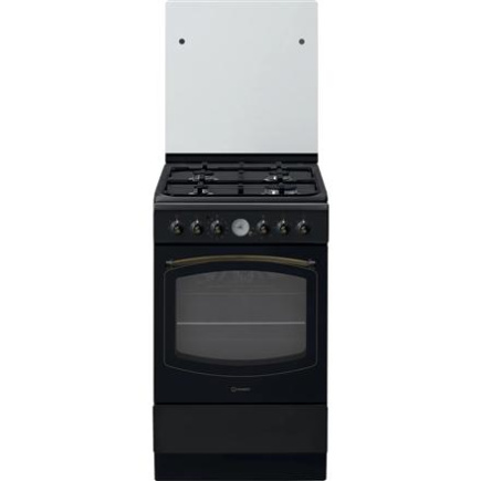 INDESIT Cooker | IS5G8MHA/E/1 | Hob type Gas | Oven type  Electric | Anthracite | Width 50 cm | Grilling | Depth 60 cm | 60 L