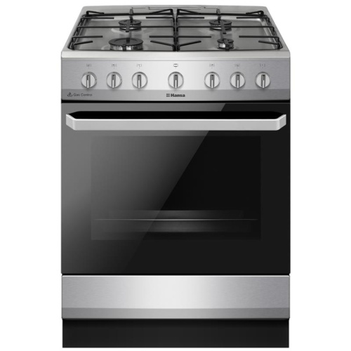Hansa, 62 L, laius 60 cm, roostevaba teras - Gaasipliit elektriahjuga / FCMX6810092