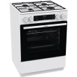 Gorenje Cooker | GKS6C70WJ | Hob type Gas | Oven type Electric | White | Width 60 cm | Depth 60 cm | 71 L