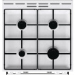Gorenje Cooker | GKS6C70WJ | Hob type Gas | Oven type Electric | White | Width 60 cm | Depth 60 cm | 71 L