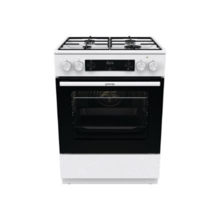 Gorenje Cooker | GKS6C70WJ | Hob type Gas | Oven type Electric | White | Width 60 cm | Depth 60 cm | 71 L