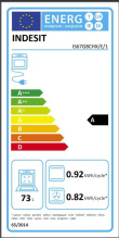 Gaasipliit elektriahjuga Indesit IS67G8CHXE1