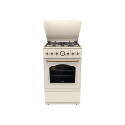 Gorenje Cooker | GKS5B70CLI | Hob type Gas | Oven type Electric | Sandy | Width 50 cm | Depth 59.4 cm | 70 L