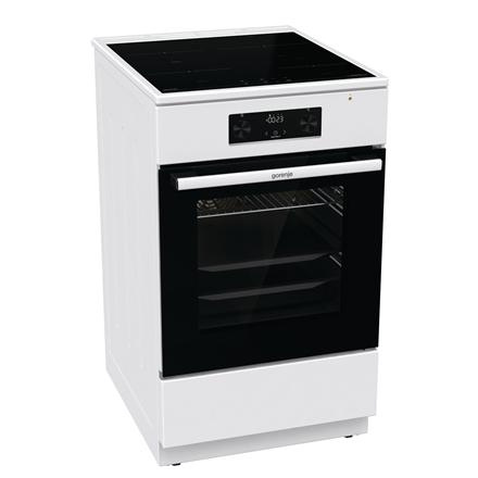 Gorenje | Cooker | GEIT5C60WPG | Hob type Induction | Oven type Electric | Valge | Width 50 cm | Grilling | Depth 59.4 cm | 70 L
