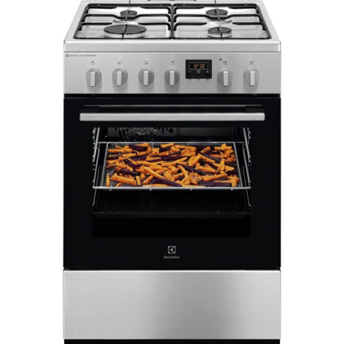 Electrolux Steambake, 58 L, laius 60 cm, roostevaba teras - Gaasipliit elektriahjuga / LKK660221X