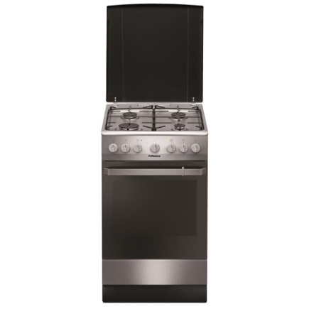 Hansa, 8 programmi, 62 L, roostevaba teras - Eraldiseisev gaasipliit elektriahjuga / FCMX581009