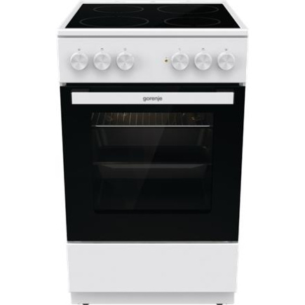 Gorenje Cooker | GEC5A21WG-B | Hob type Electric | Oven type Electric | Valge | Width 50 cm | Grilling | Depth 59.4 cm | 68 L
