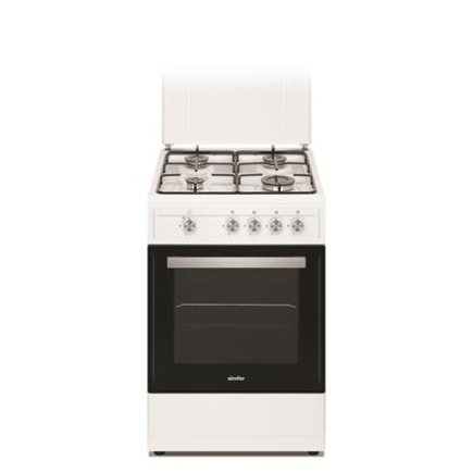 Simfer | Cooker | 4401SGRBB | Hob type Gas | Oven type Gas | Valge | Width 50 cm | Depth 55 cm | 49 L
