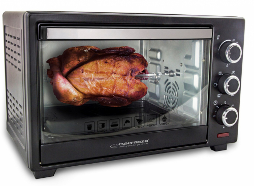 Esperanza EKO006 Mini oven with convection and spit 25 l 1600W Black