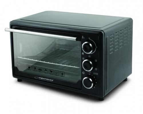 Esperanza EKO006 Mini oven with convection and spit 25 l 1600W Black