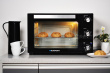 Blaupunkt EOM601 oven Black, Stainless steel