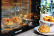 Blaupunkt EOM601 oven Black, Stainless steel