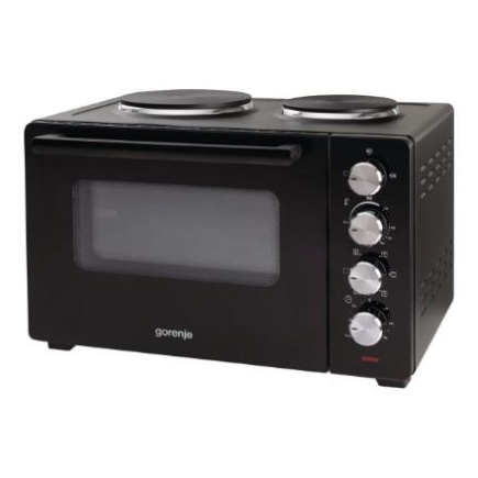 Gorenje | Mini Oven | OM30GBX | 30 L | Number of burners/cooking zones 2 | 1600 W | Must