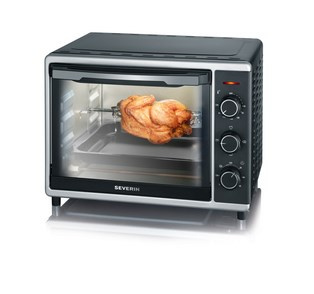 Severin 2056 30 L Black, Stainless steel Grill