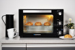 Blaupunkt EOM601 oven Black, Stainless steel