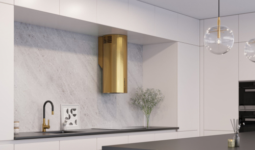 Wall-mounted hood MAAN Elba 2 W835 Gold gloss