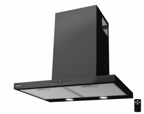 Wall-mounted chimney kitchen hood MAAN Siena Soft 60 305 m3/h, Black