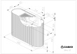 Õhupuhastaja Ciarko Design Mono 60 SmartLink must
