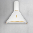Chimney Hood Akpo WK-4 Dandys GOLD 50 cm 450 m3/h, White