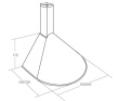 Akpo WK-5 Rondo Turbo 50 Cooker hood White
