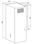 Okap AKPO WK-4 BALMERA WL SLIM CZARNY MAT T450 M3
