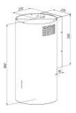 Okap AKPO WK-4 BALMERA WL SLIM WHITE SEMI-MATTE T450 M3
