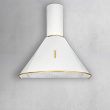 Chimney Hood Akpo WK-4 Dandys GOLD 60 cm 450 m3/h, White