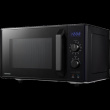 3-in-1 Microwave Oven with Grill and Combination Hob, 23 Litres, Rotating Plate with Storage, Timer, Built-in LED Lights, 900 W, Grill 1050 W, Pizza Programme, Black