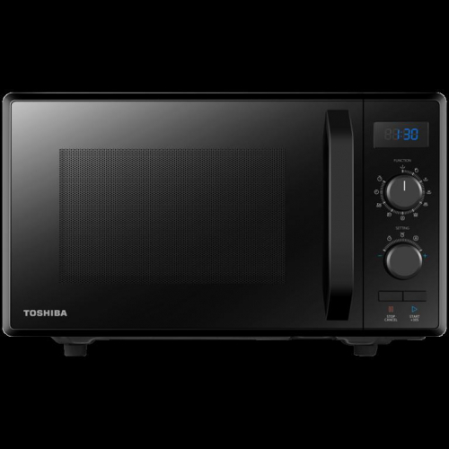 3-in-1 Microwave Oven with Grill and Combination Hob, 23 Litres, Rotating Plate with Storage, Timer, Built-in LED Lights, 900 W, Grill 1050 W, Pizza Programme, Black