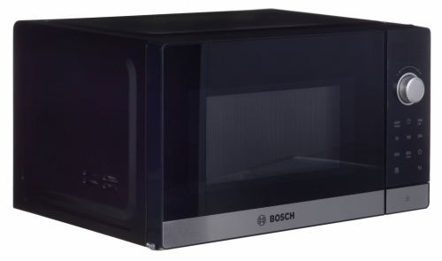 Bosch Serie 2 FFL023MS2 microwave Countertop Solo microwave 20 L 800 W Black, Stainless steel