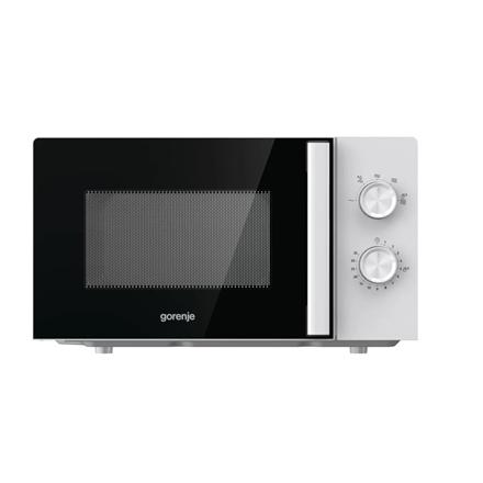 Gorenje | Microwave Oven | MO20E1WH | Free standing | 20 L | 800 W | Grill | White