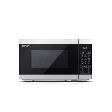 Sharp | Microwave Oven | YC-MG02E-S | Free standing | 20 L | 800 W | Grill | Silver