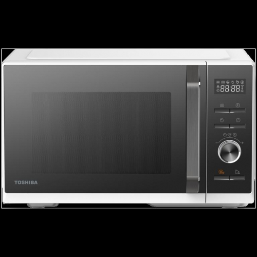 3-in-1 Microwave Oven with Grill and Combination Hob, 26 Litres, Rotating Plate with Storage, Timer, Built-in LED Lights, 900 W, Grill 1000 W, Pizza Programme, White, Product dimensions: 442*368*260