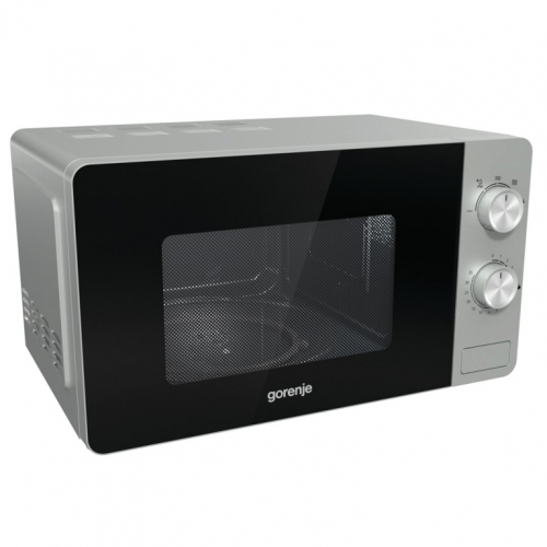 Gorenje MO20E1S Black, Stainless steel Solo microwave Over the range 20 L 800 W