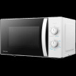 Microwave oven, volume 20L, mechanical control, 800W, 5 power levels, LED lighting, defrosting, cooking end signal, color: White