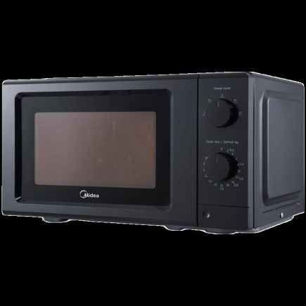 Power 700 W, Volume: 19 l, Control: mechanical,  Turntable material: Glass, Homogeneous cooking, Eco-friendly, 10 Years warranty on Magnetron,  Product dimension: 422*329*237,5 mm, Color: Black
