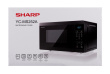 SHARP YC-MS252AE-B microwave oven