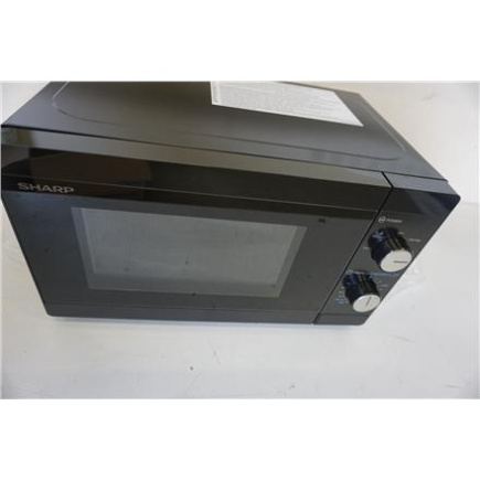 Восстановленный.  | Sharp | Microwave Oven | YC-MS01E-B | Free standing | 20 L | 800 W | Черный | DAMAGED PACKAGING