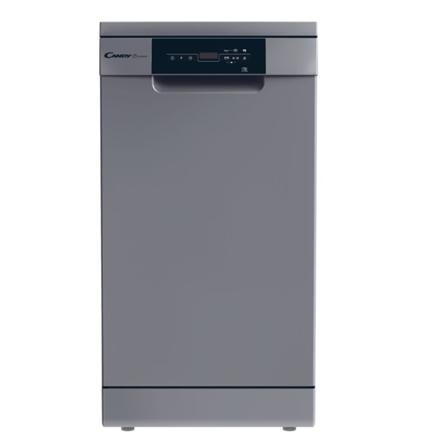 Candy | Dishwasher | CDPH 2D1047S | Free standing | Width 44.8 cm | Number of place settings 10 | Number of programs 7 | Energy efficiency class E | Display | Silver