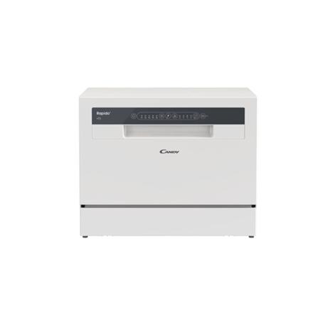 Candy | Dishwasher | CP 6E51LW | Table | Width 55 cm | Number of place settings 6 | Number of programs 5 | Energy efficiency class E | White