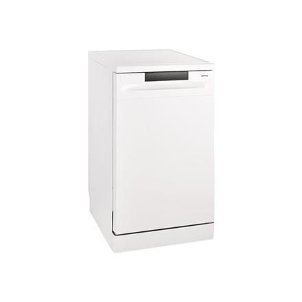 Gorenje | Freestanding | Width 44.8 cm | Number of place settings 9 | Number of programs 5 | Energy efficiency class E | White
