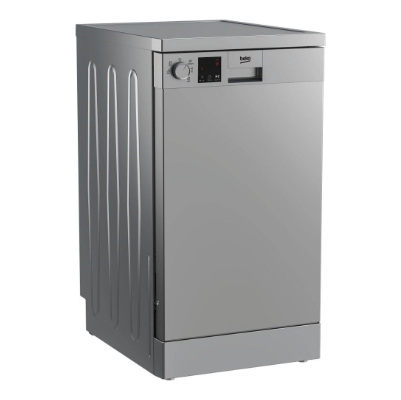 BEKO Free standing Dishwasher DVS05024S, Energy class E (old A++), 45 cm, 5 programs, Silver