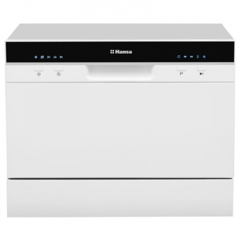 Hansa, mini, 6 nõudekomplekti, valge - Eraldiseisev nõudepesumasin / ZWM556WH