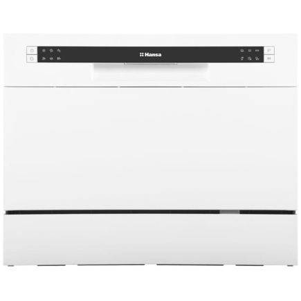 Hansa, mini, 6 nõudekomplekti, laius 55 cm, valge - Eraldiseisev nõudepesumasin / ZWM536WH